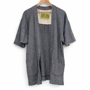 Newmarket Goods Indigo Cotton Kimono Cardigan | Medium